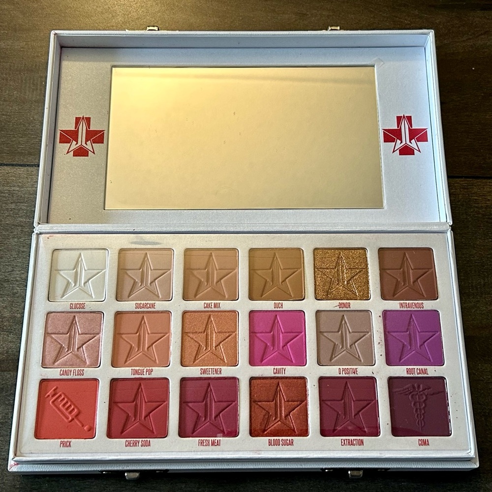 *RARE* Jeffree Star Discontinued Blood Sugar Anniversary Eyeshadow Palette